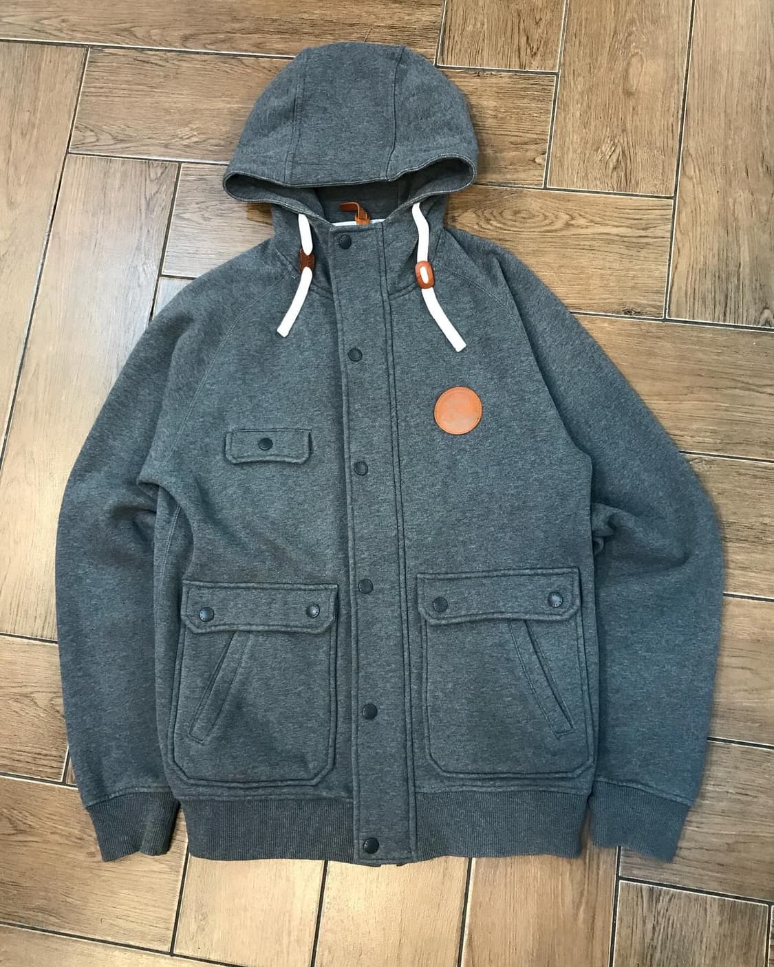 Stussy Logo Yellow Hood Zip-Up 상품이미지8