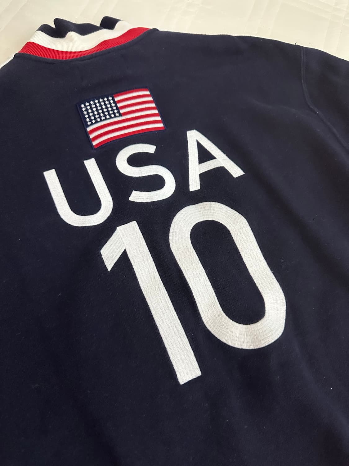 폴로 랄프로렌 빅포니 usa 성조기 네이비 후드집업 상품이미지5