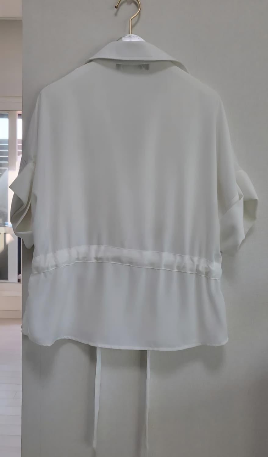 새제품세일!자라 화이트 오버사이즈 블라우스 free 상품이미지4