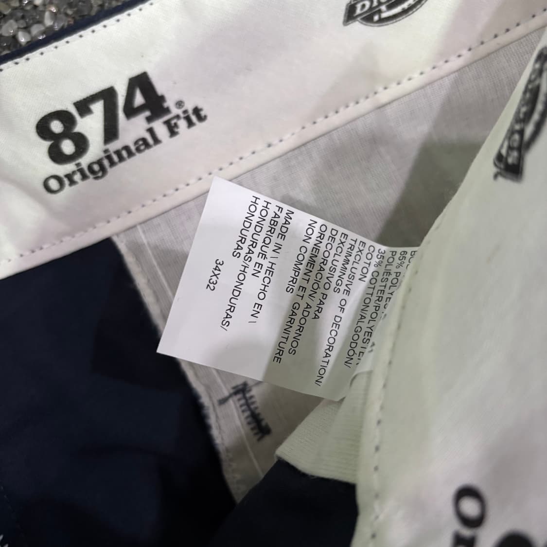 디키즈 874 네이비 팬츠 상품이미지4
