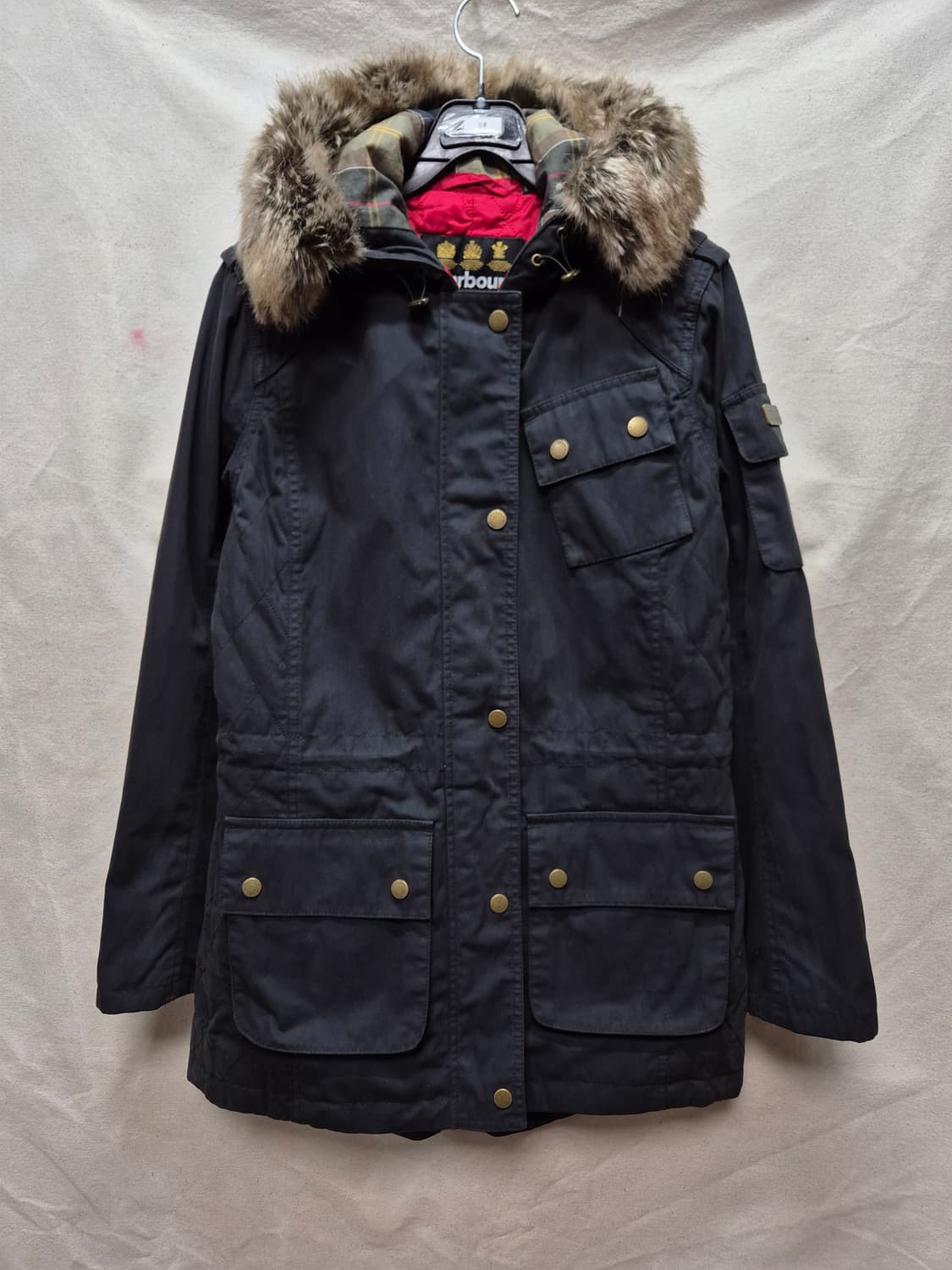 바버 인터네셔널 후드퍼 자켓 슬림핏 상품이미지1