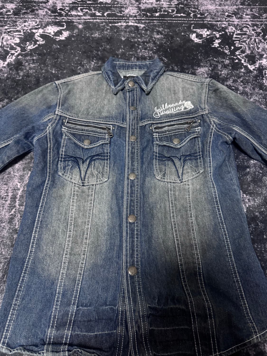 In the Attic Indigo Fade Denim Shirt 상품이미지2