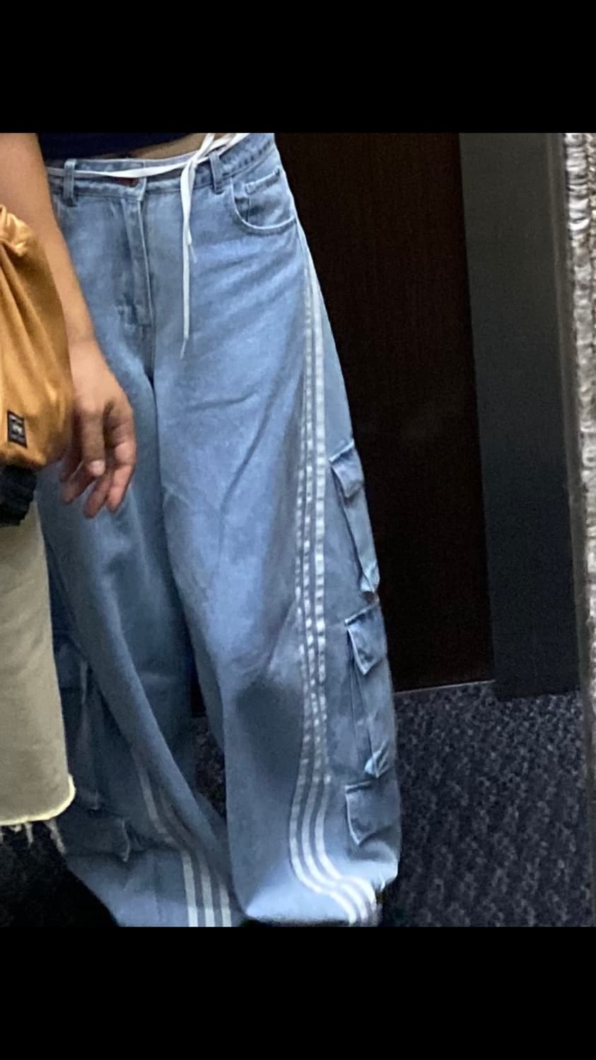 아디다스 아딜레니움 데님 카고 바지 lv9344 혜은 청바지 상품이미지1