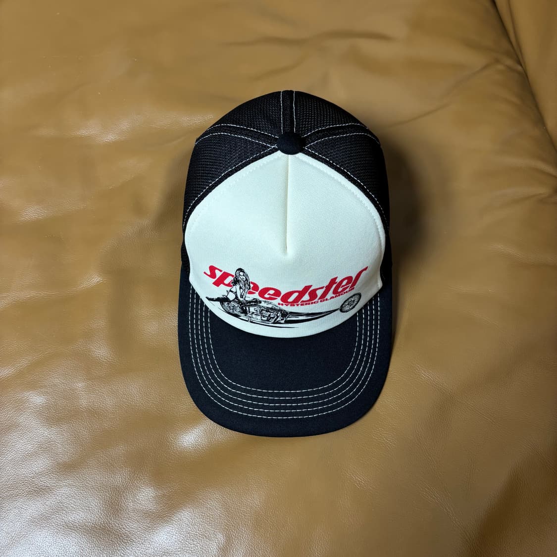 Hysteric Glamour 히스테릭글래머 블랙 6패널 볼캡 모자 상품이미지5