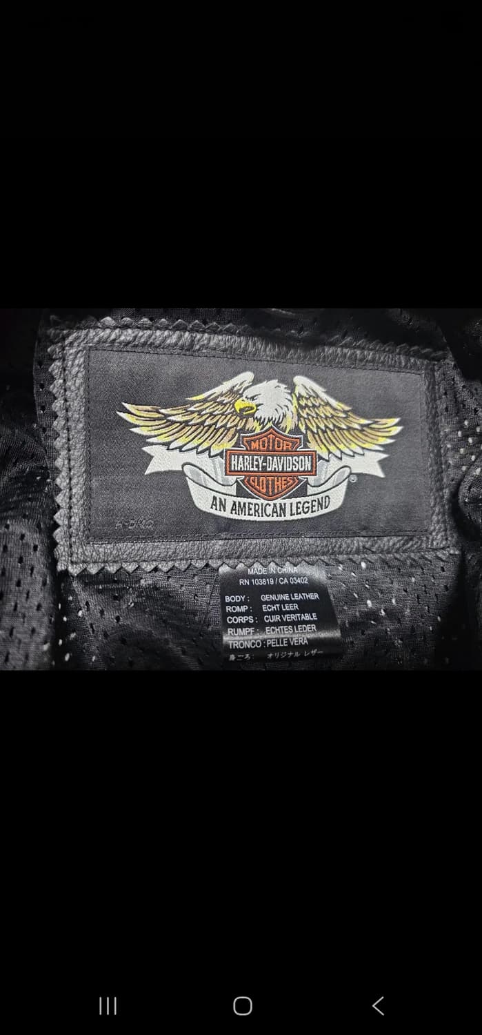 할리데이비슨 여성가죽 자켓 XS사이즈 상품이미지4