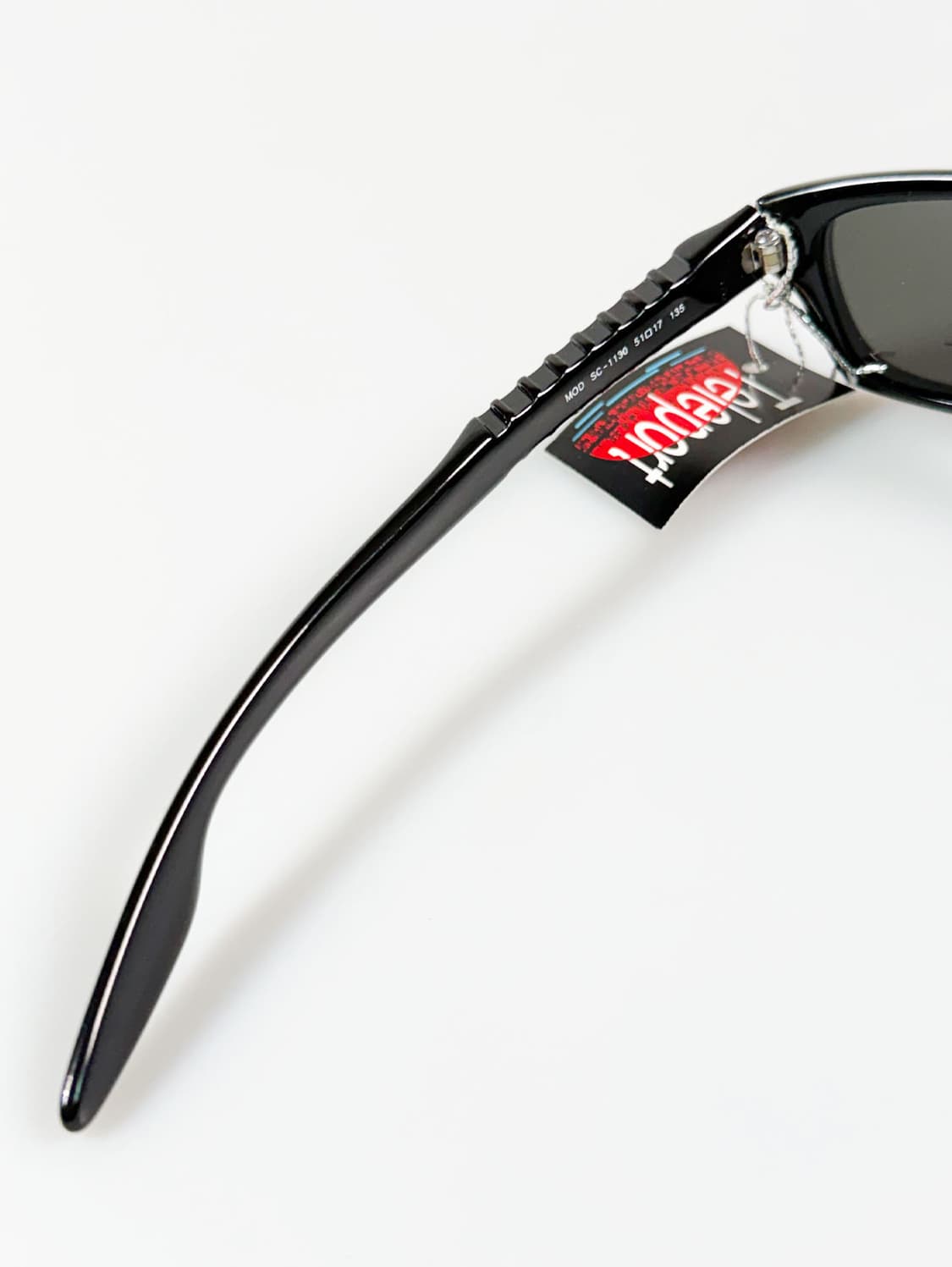 90s TELEPORT 블랙 볼드 스퀘어 빈티지 선글라스 상품이미지7