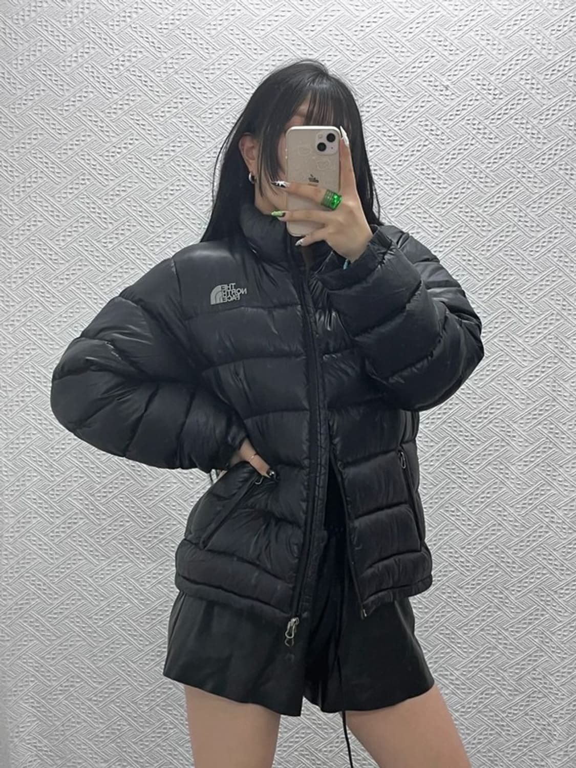 노스페이스 모던 캐주얼 시크 구스다운 패딩 자켓 90 C08576 상품이미지1