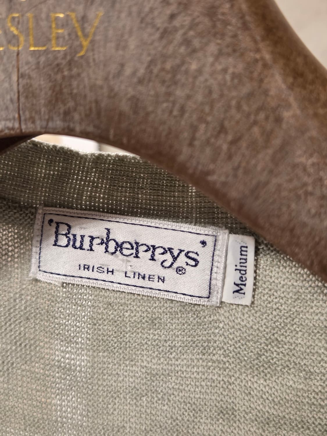 버버리 아이리시 리넨 베스트 상품이미지5