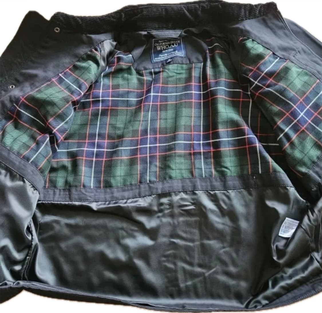 (XL) 후아유 숏 헌팅 자켓 블랙 상품이미지2