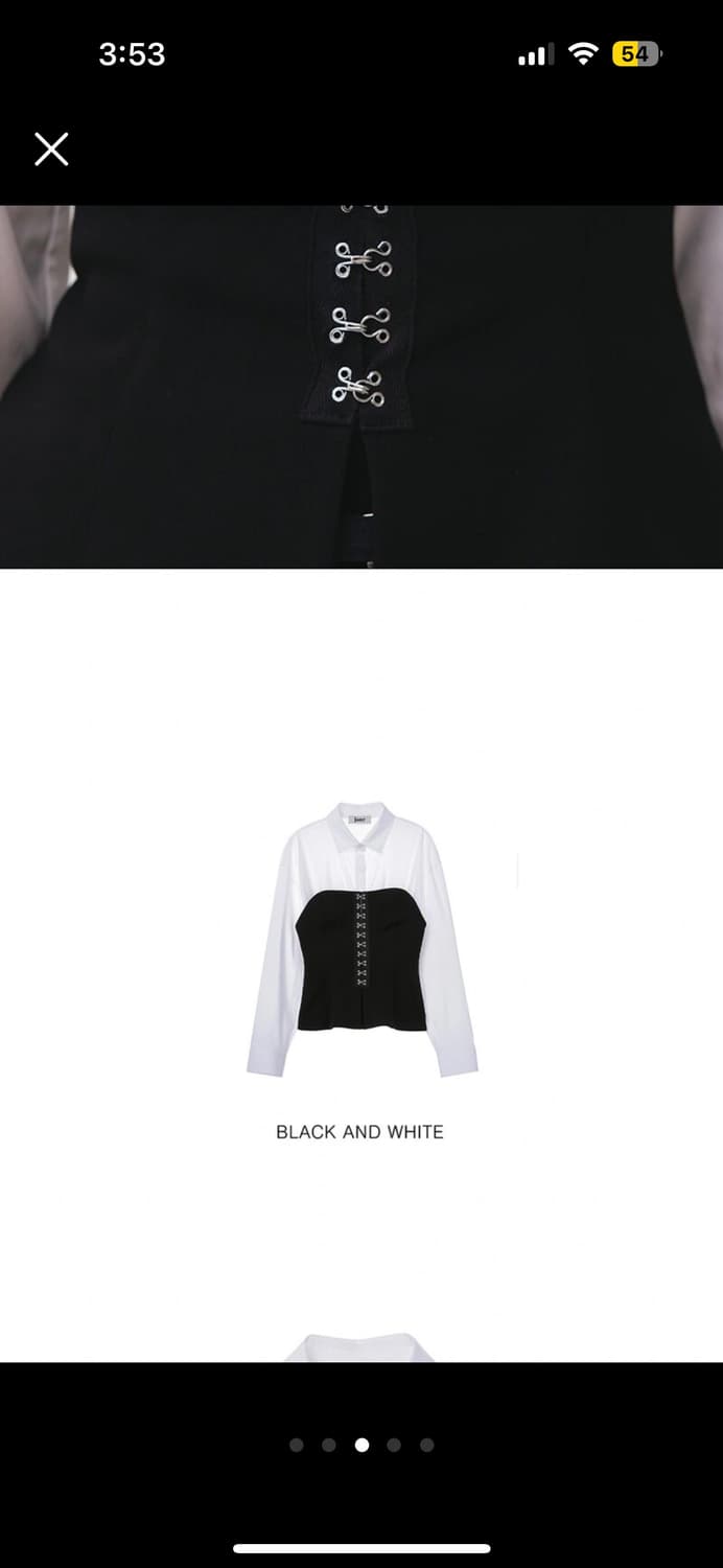 코르셋 블라우스 상품이미지3