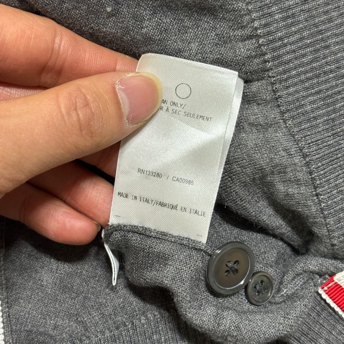 톰브라운 그레이 울 가디건 2 상품이미지9