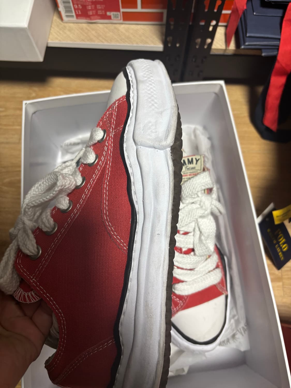 미하라 야스히로 피터슨 OG 오렌지 스니커즈 270 상품이미지4