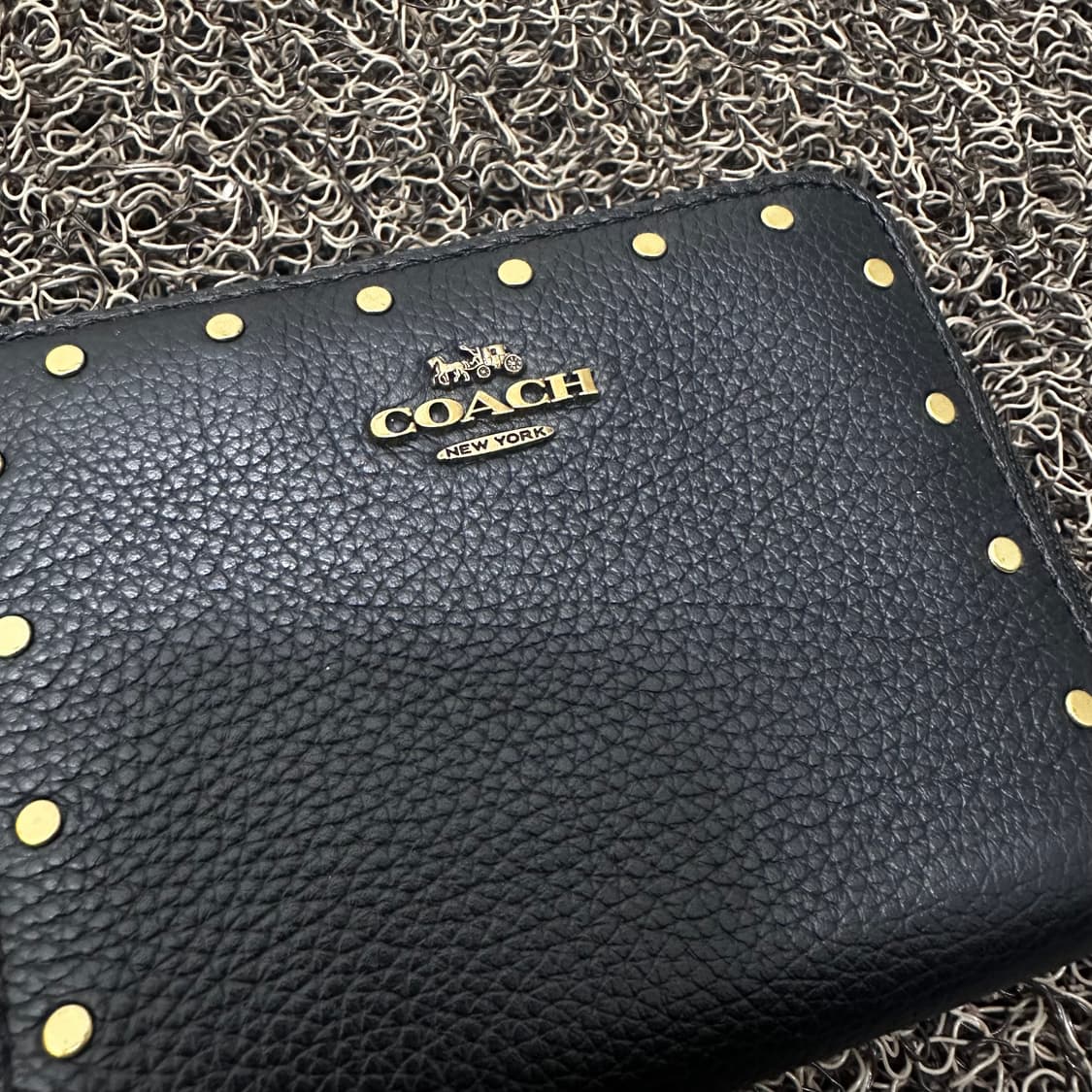 COACH 코치 반지갑 블랙 상품이미지3
