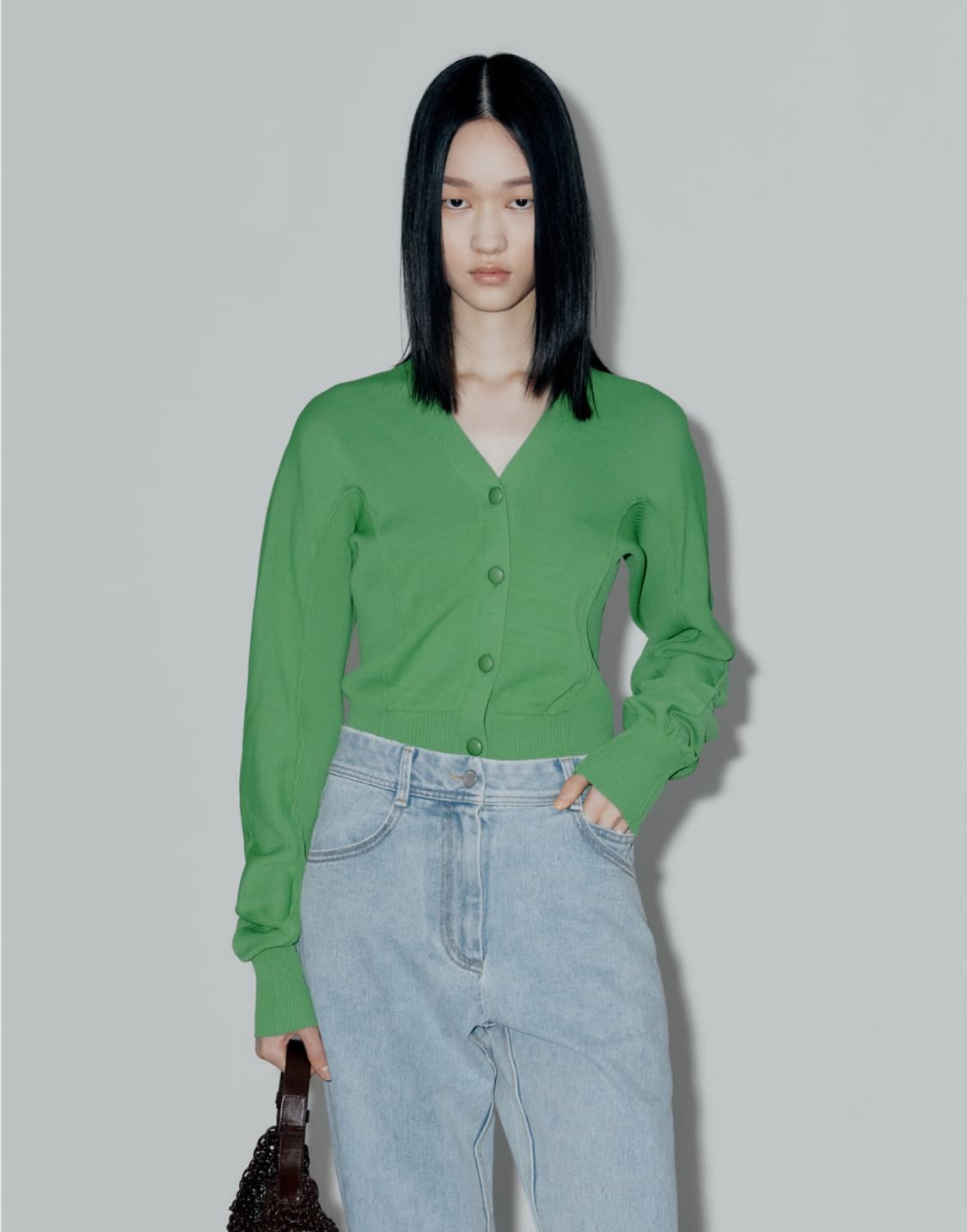 로우클래식 암홀 가디건 상품이미지3
