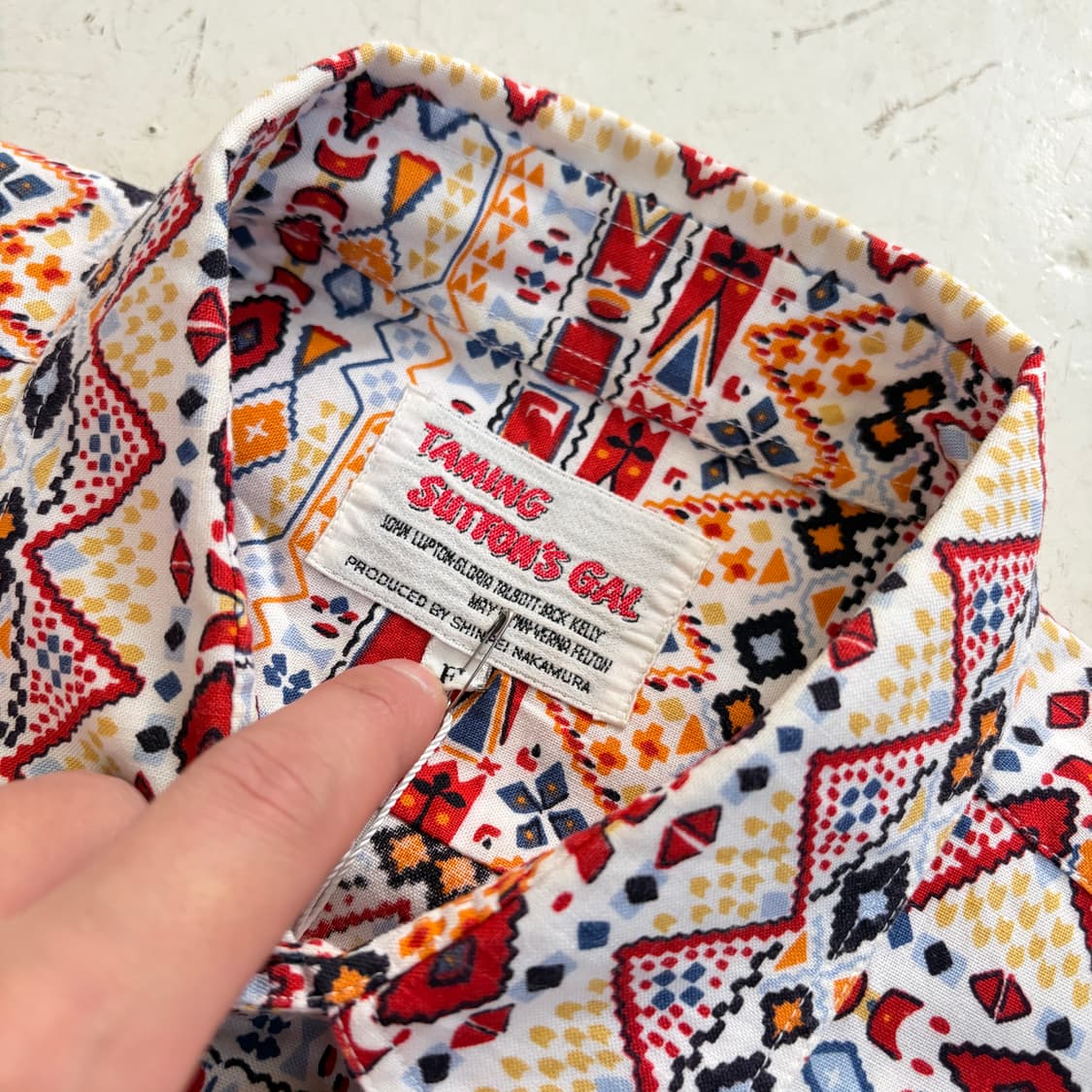 Taming Suttons Gal 빈티지 반팔셔츠 L 상품이미지5