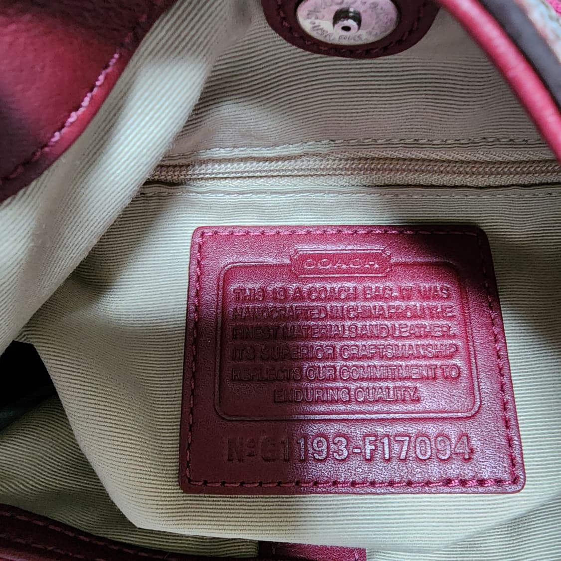 상태굿) 코치 소호 린  호보백 상품이미지6