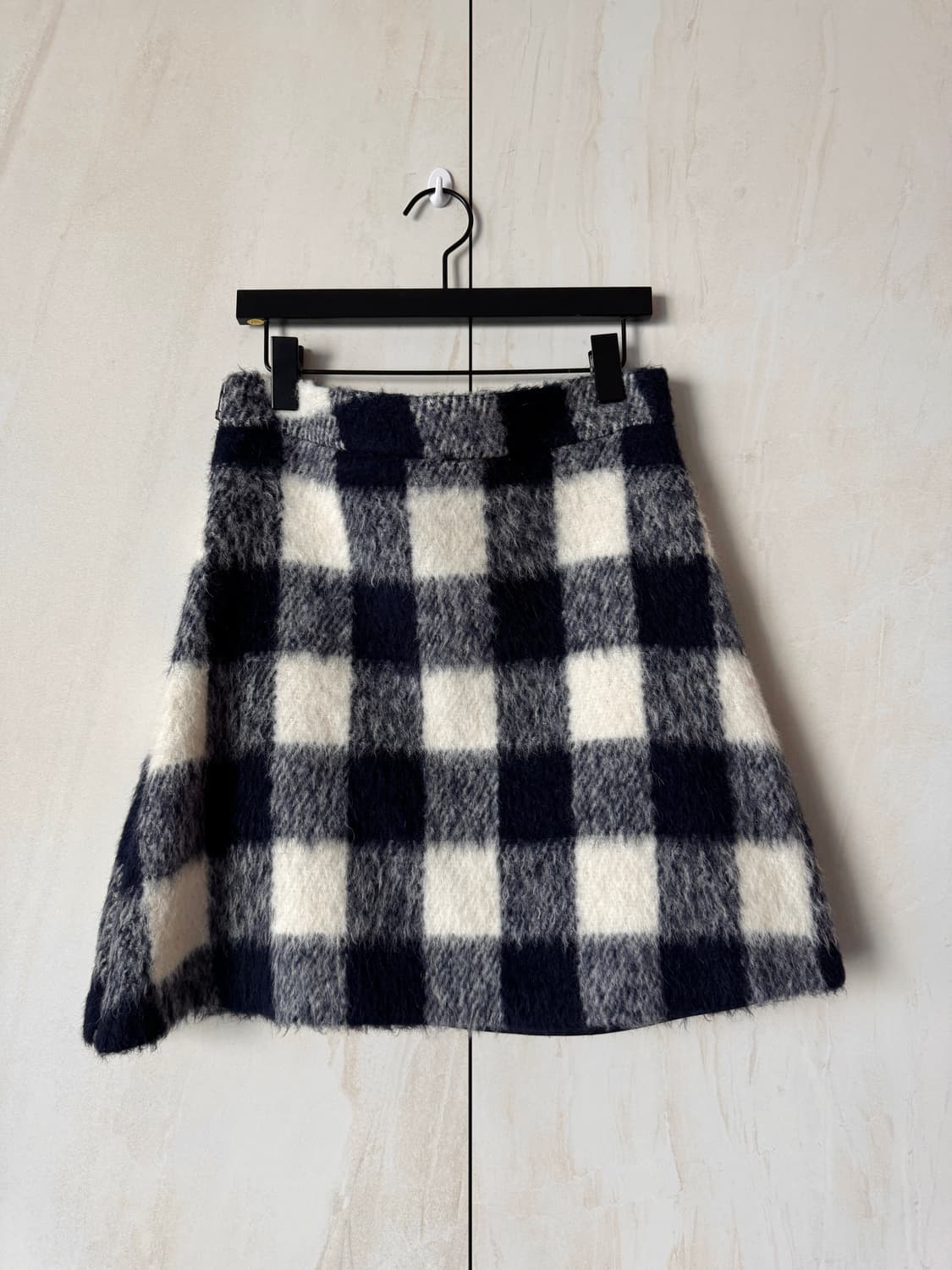 텍있는 새상품 sea체크 울스커트6(55사이즈) 상품이미지2