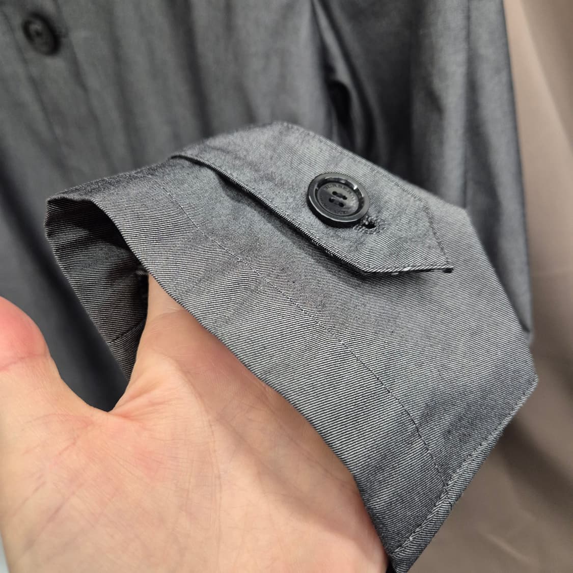 버버리 블랙 라벨 미디 트렌치 코트 LL 상품이미지3