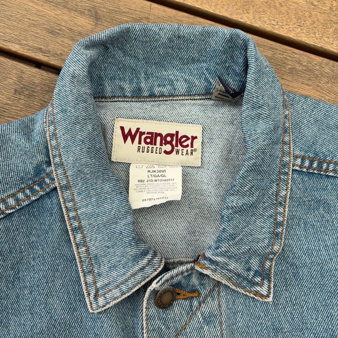 랭글러 Wrangler 러기드 웨어 데님 트러커 자켓 상품이미지6