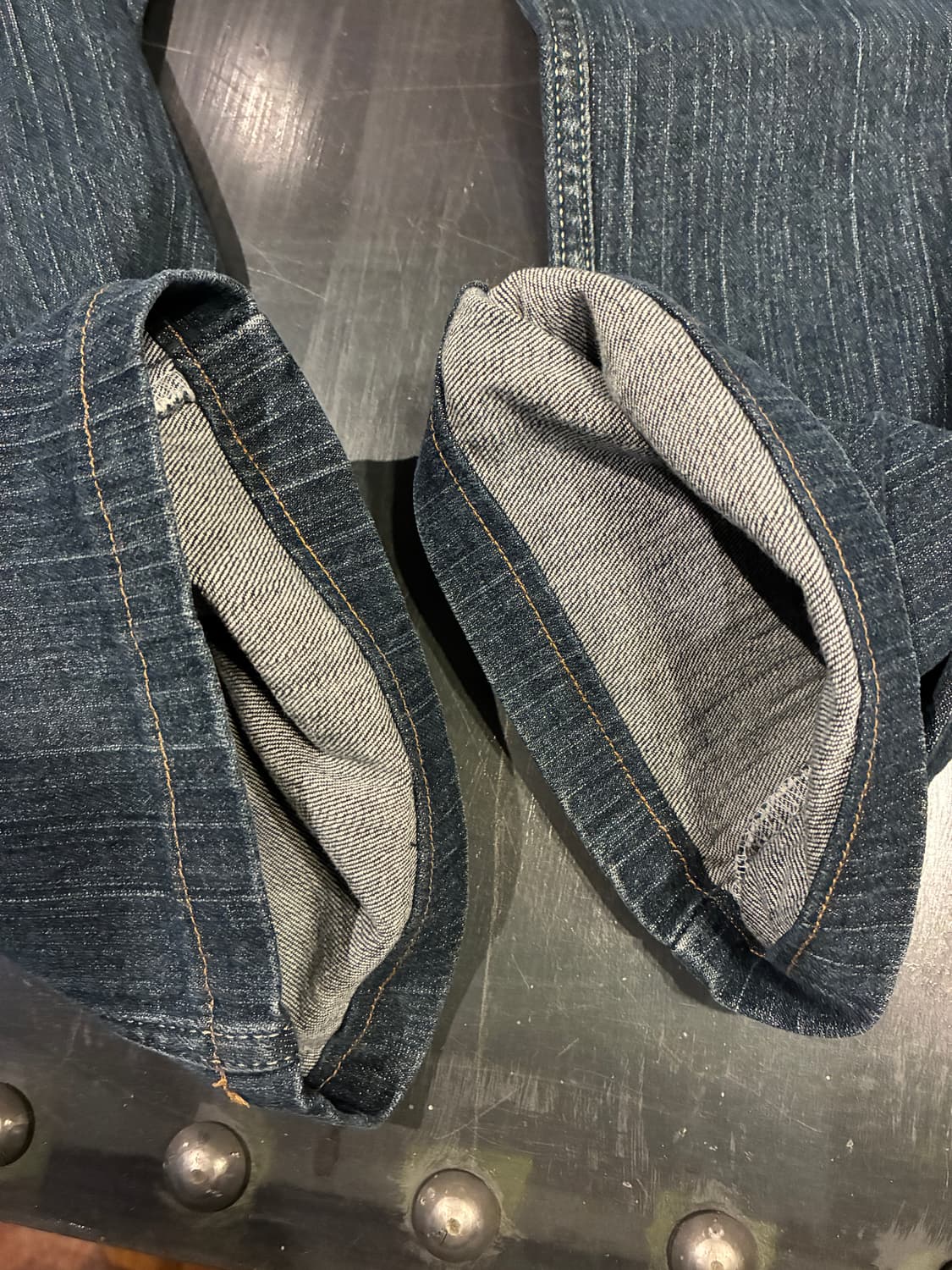 34) 리바이스 505 스트레이트 워싱 데님 상품이미지5