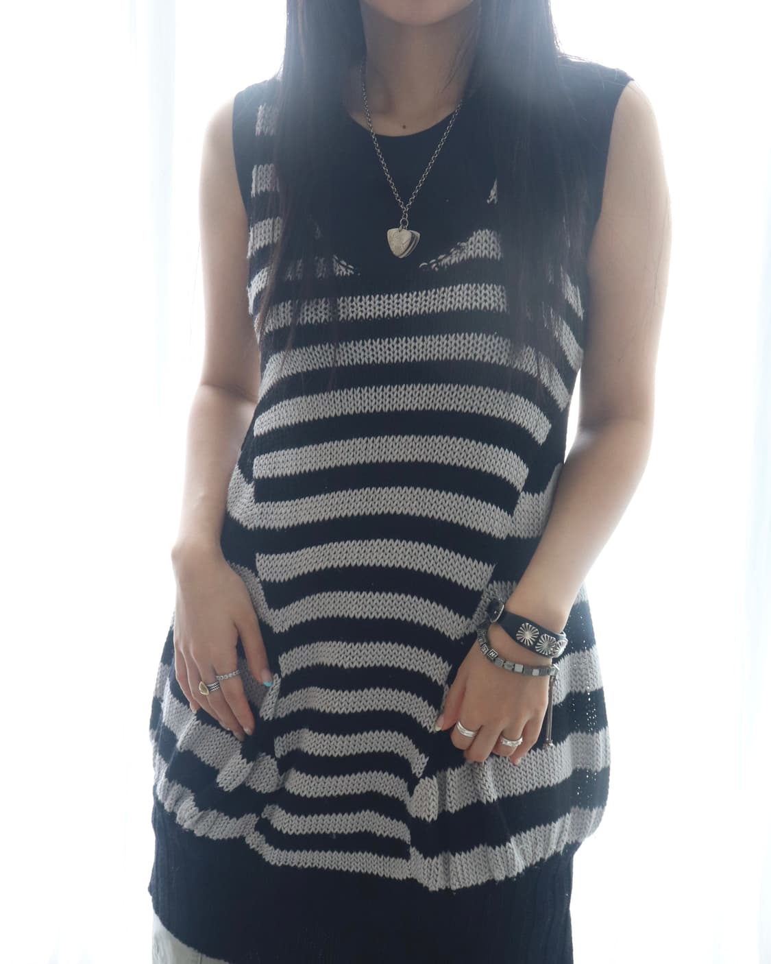 [Hysteric Glamour] Border Knit Dress 상품이미지1