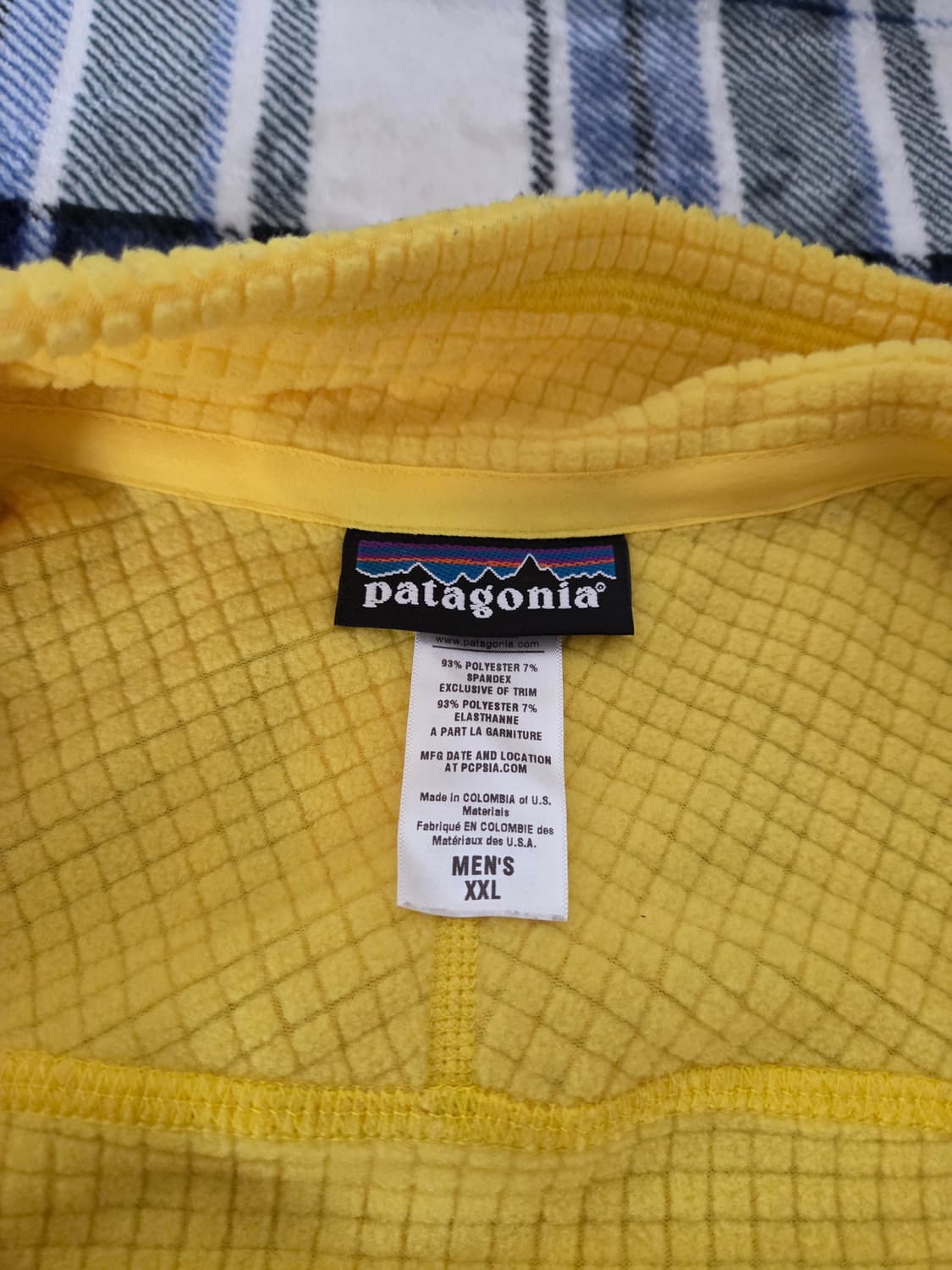 파타고니아 구형 R1 풀오버 XXL 사이즈 옐로우 상품이미지3