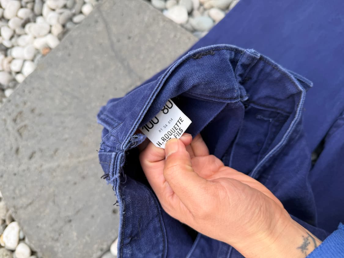 OLD VINTAGE WASHED PURPLE BLUE 프렌치워크팬츠 상품이미지7