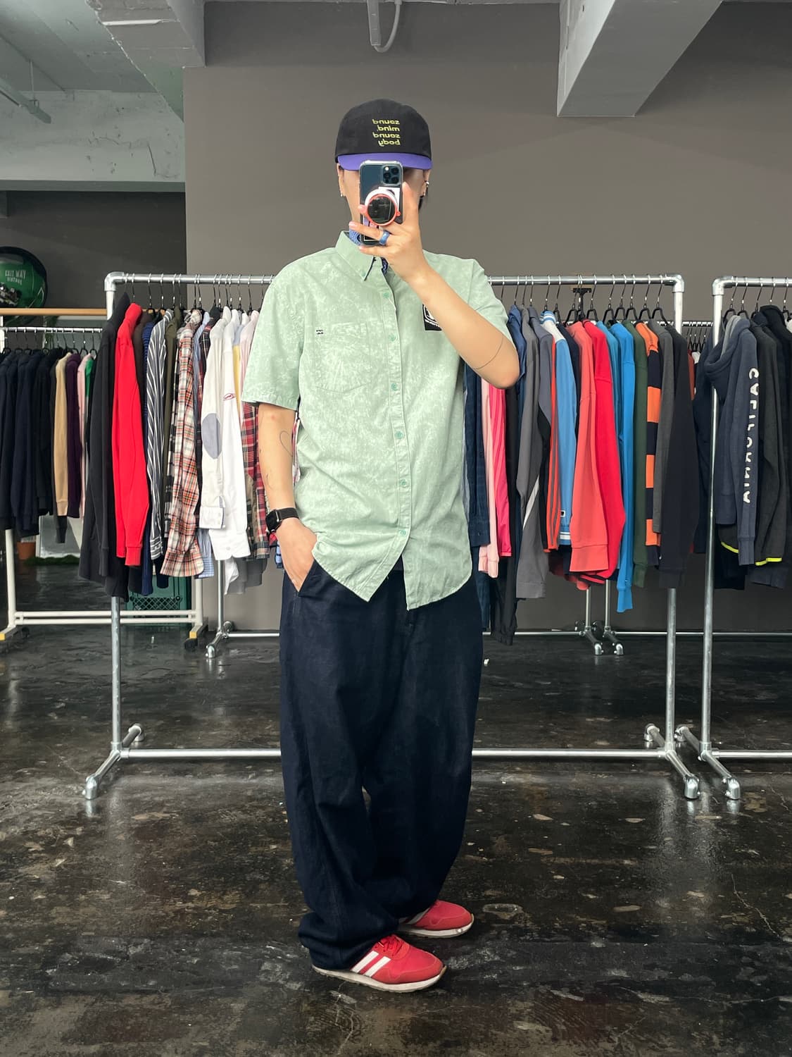 BILLABONG 워크 반팔 셔츠(데드스탁) 상품이미지4