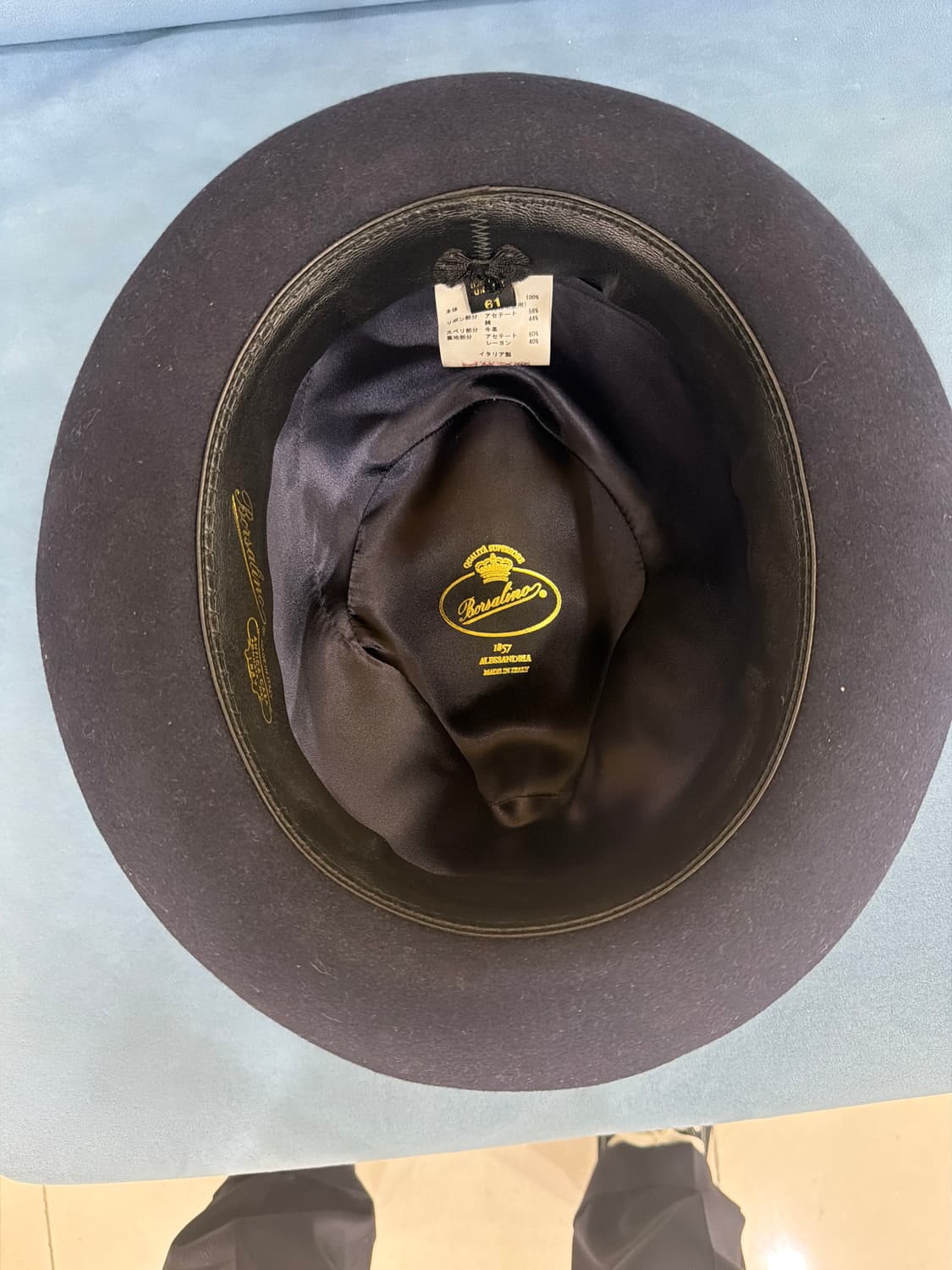 볼사리노 래빗퍼 페도라 상품이미지2