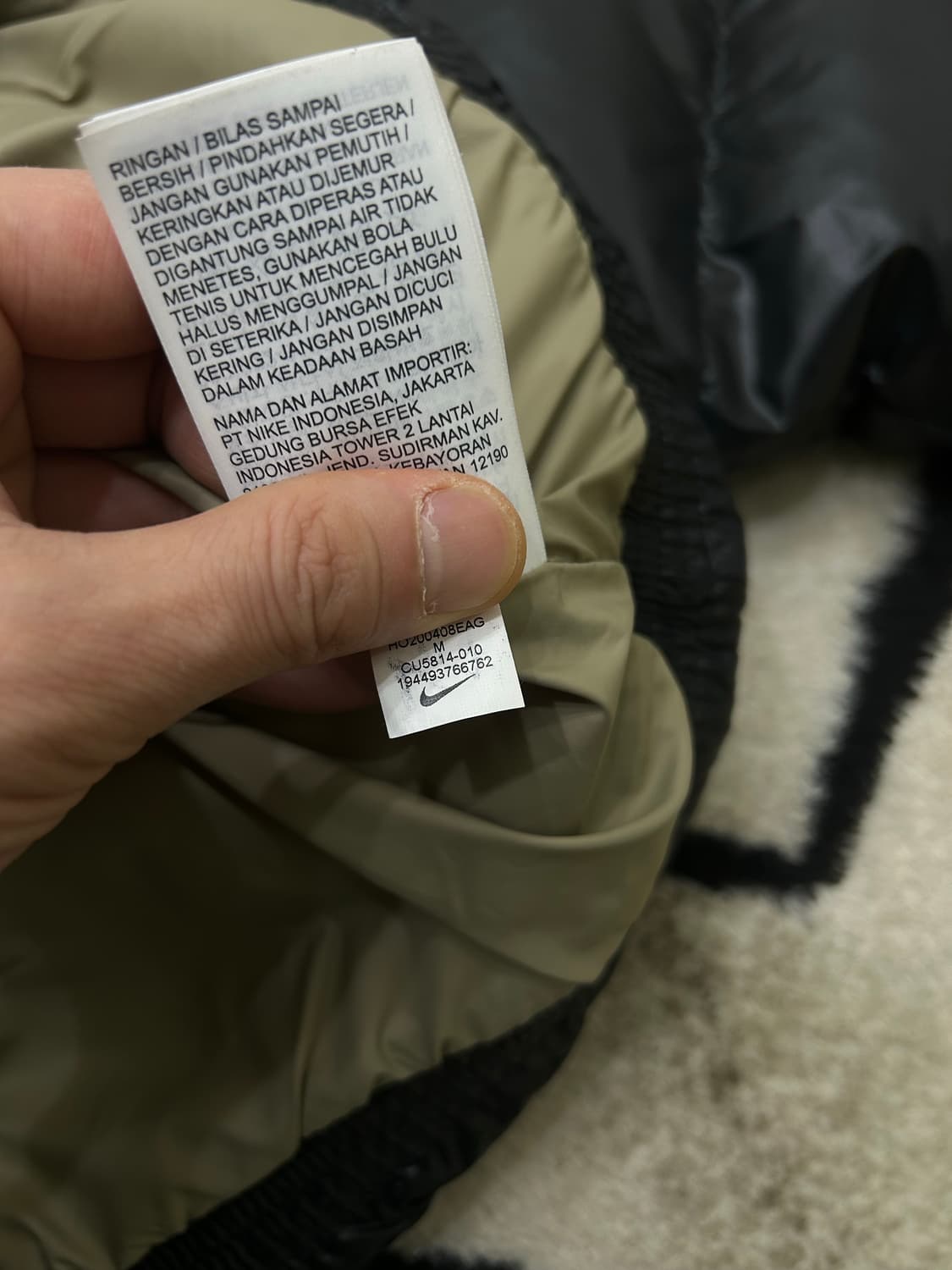 [M]나이키 다운 필 푸퍼 숏패딩/블랙/약유광 상품이미지8