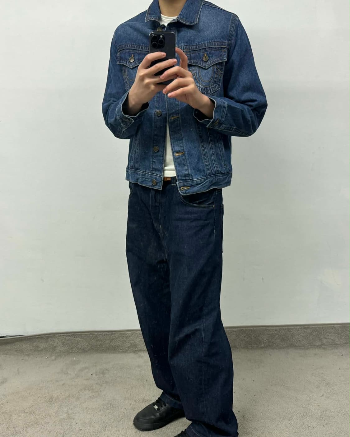 [XL] 트루릴리젼 22s 클래식 데님 데님 트러커 자켓 상품이미지3