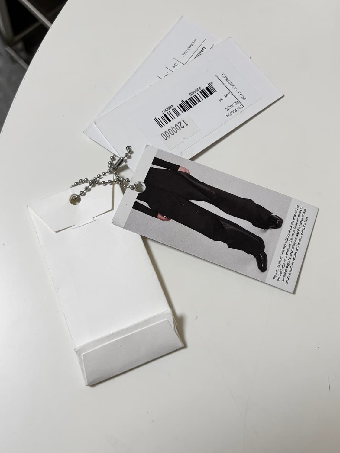 와이프로젝트 24FW 패널 트라우저 상품이미지10