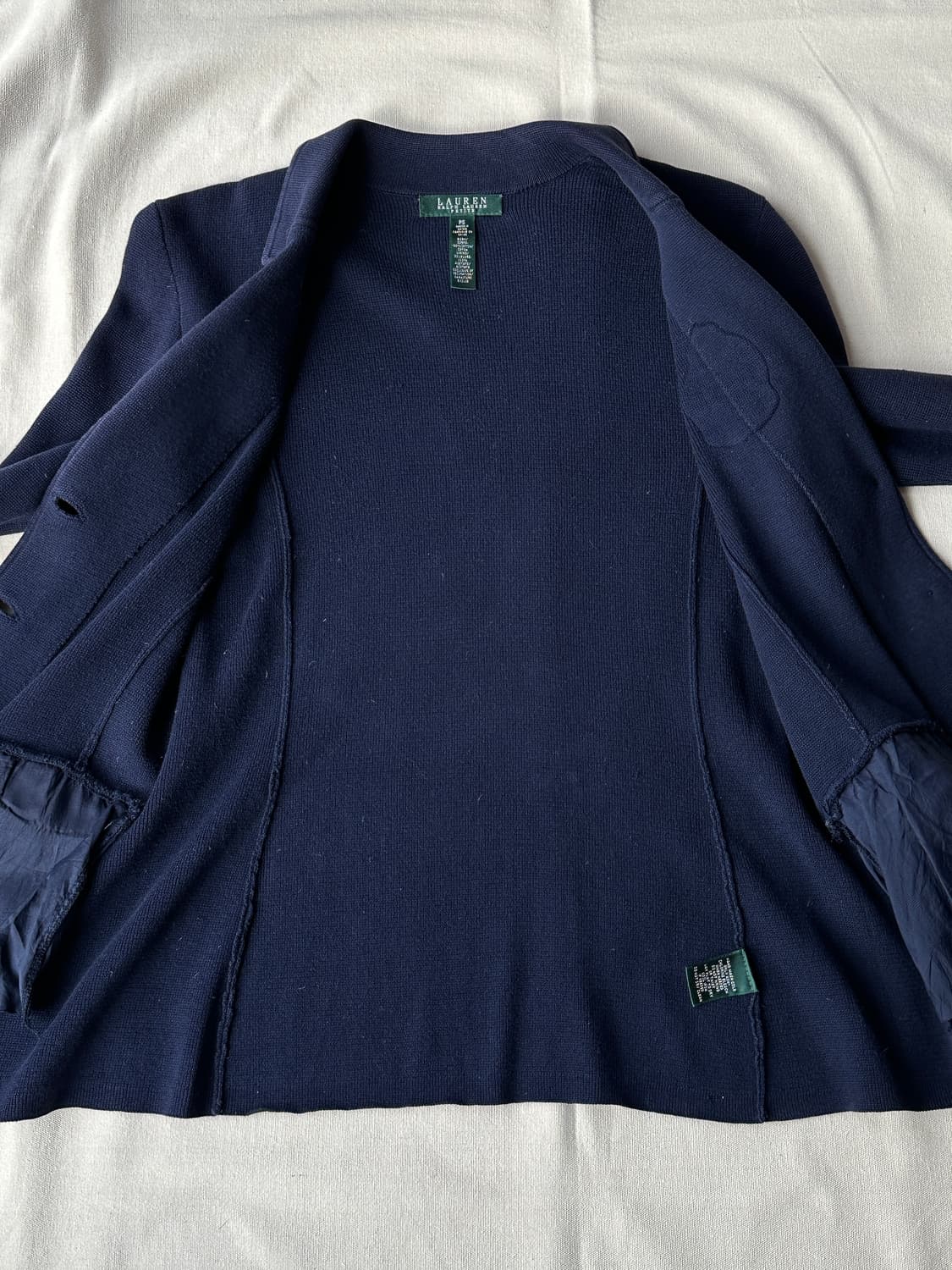 랄프로렌 여성 금장 네이비 가디건 PS 상품이미지6