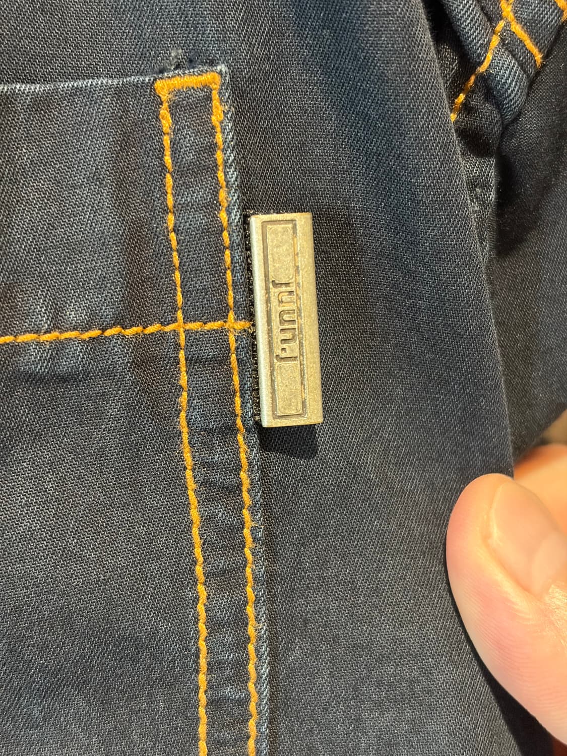 준지 25SS 코튼 데님라이크 반팔 셔츠 50 (준지 옷걸이 증정) 상품이미지3