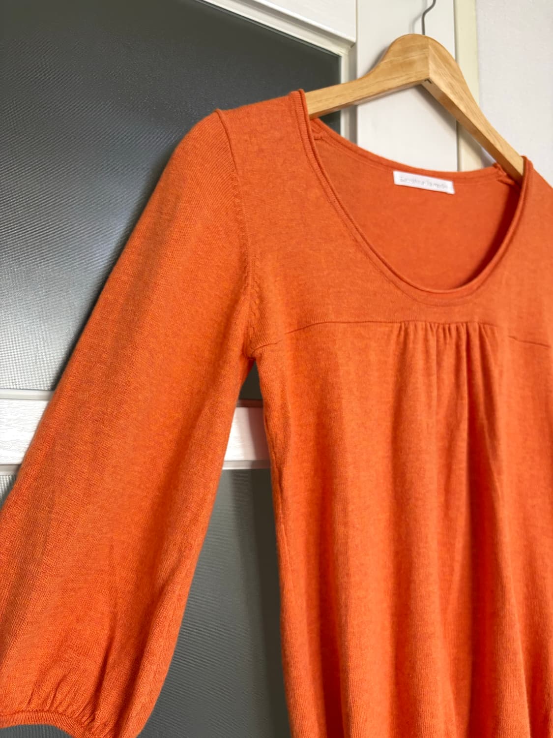 오렌지 7부 니트  상품이미지6