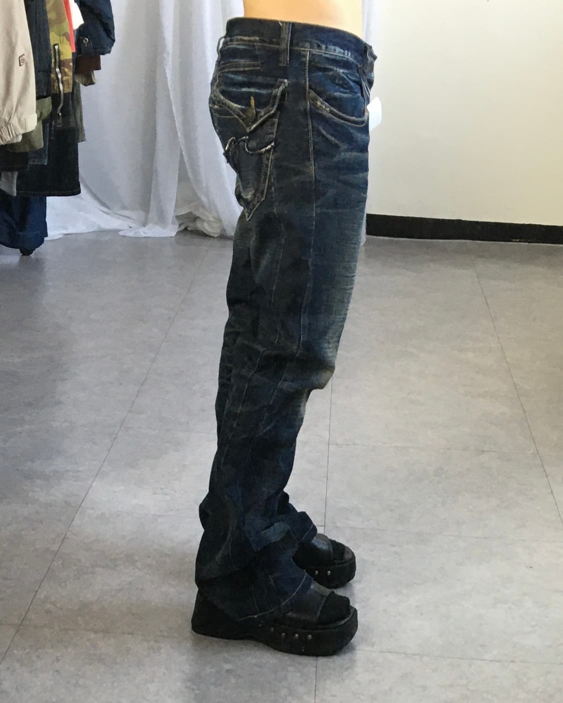 Red pepper washing denim pants 상품이미지9