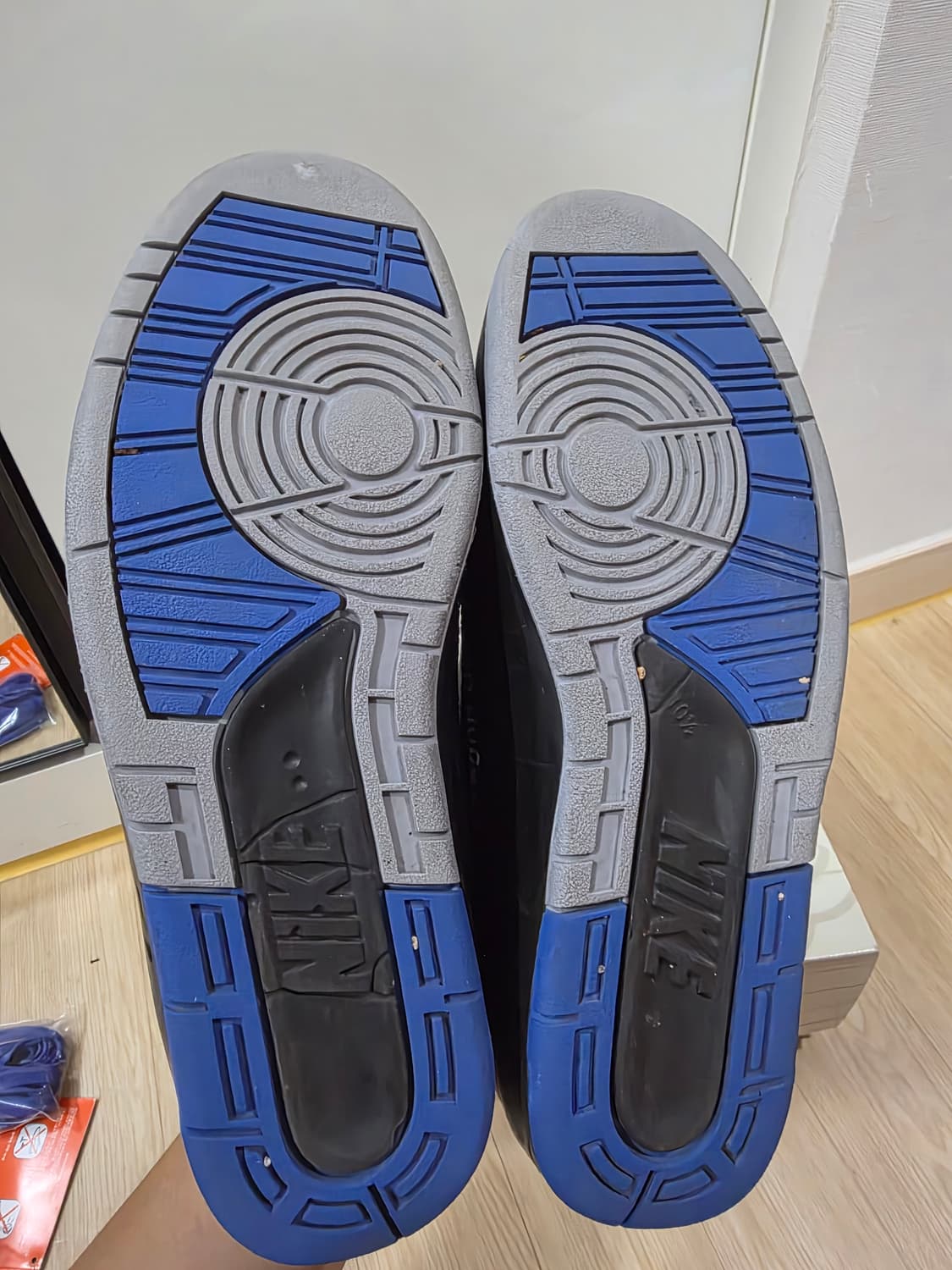 나이키 X 오프화이트 조던2 레트로 로우 SP 블랙/바시티로얄 285 상품이미지6