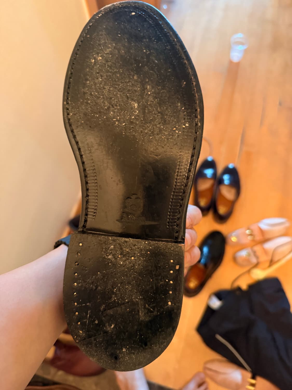 알든 9909 블랙 남성 구두 US 8.0 D 상품이미지5