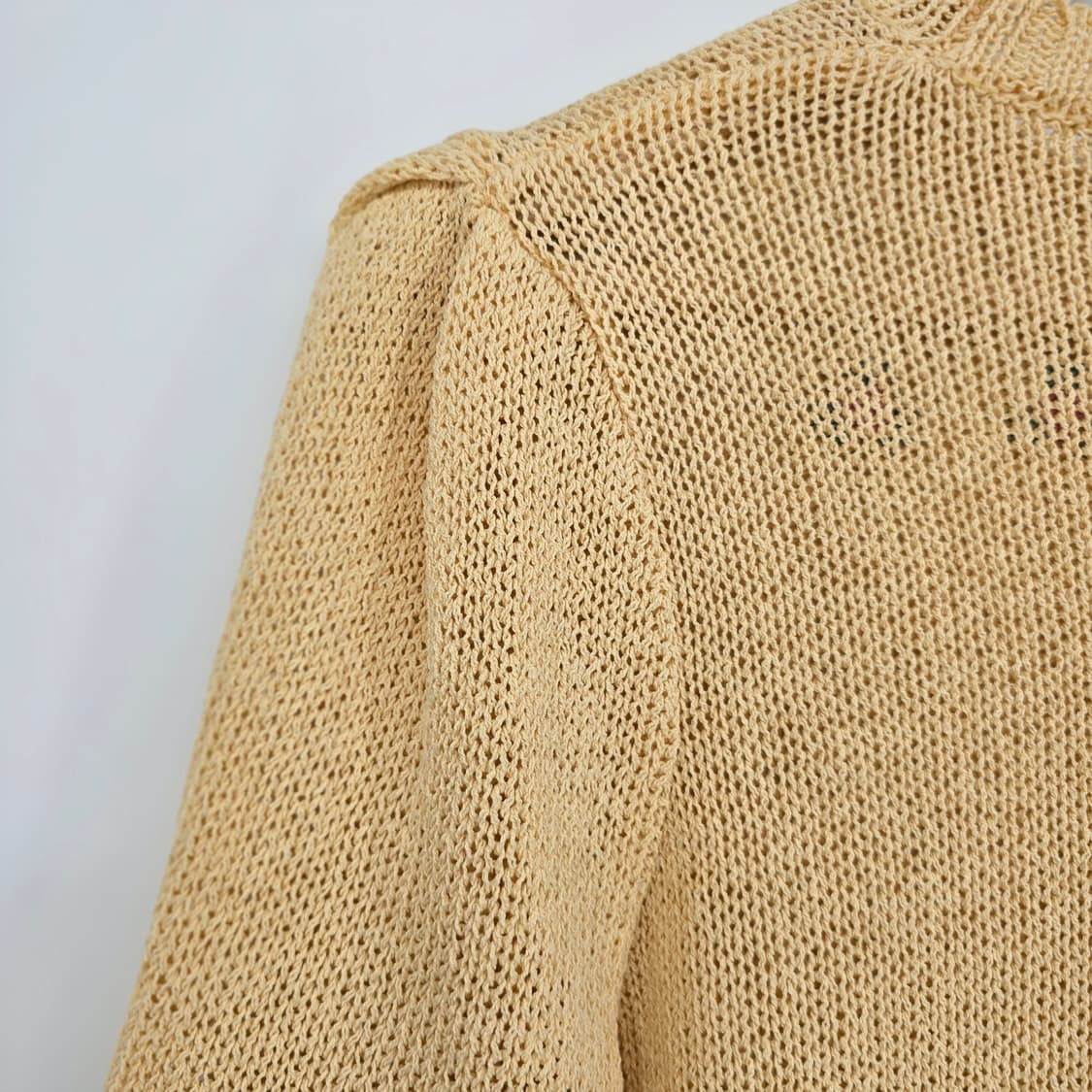 LeShop 꽃자수 니트 옐로우 F 상품이미지3