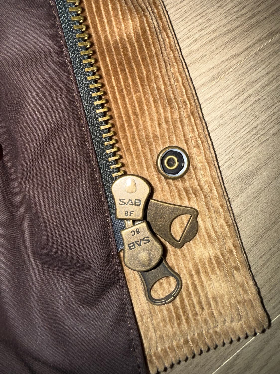 HOMESTEAD 빈티지 브라운 코듀로이 왁스 자켓 상품이미지6