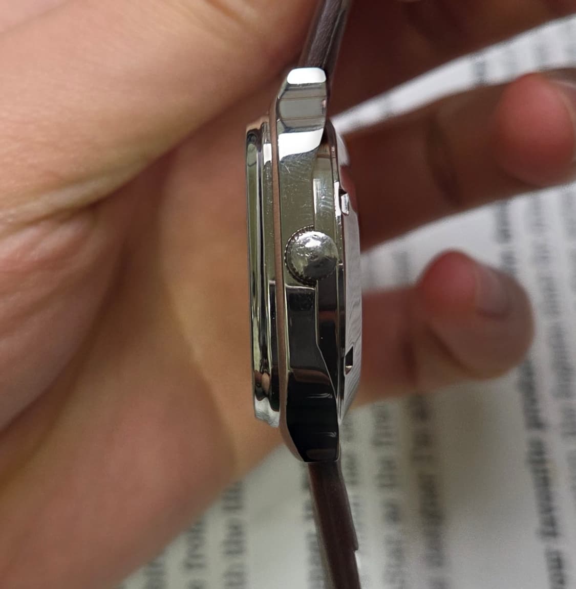 빈티지 부로바 사각탱크형 오리지널 실버판 데이데이트 오토매틱  상품이미지7