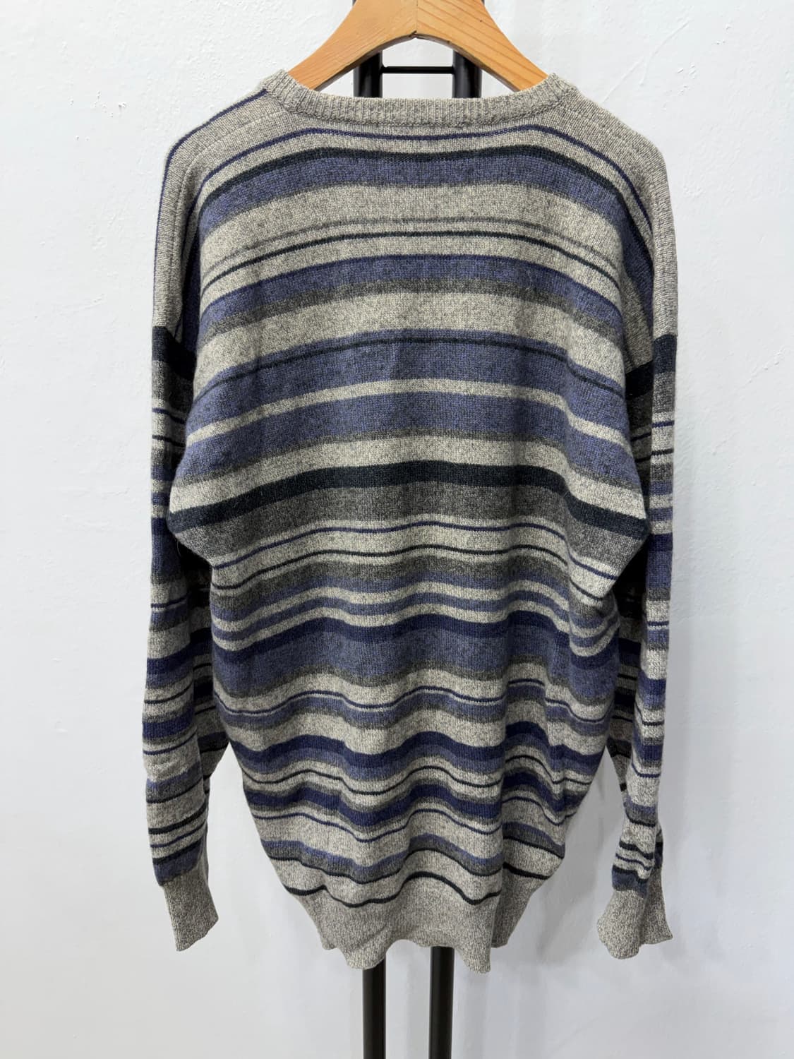 정품) Paul Stuart 폴스튜어트 남성 캐미시머100 니트 M 상품이미지4