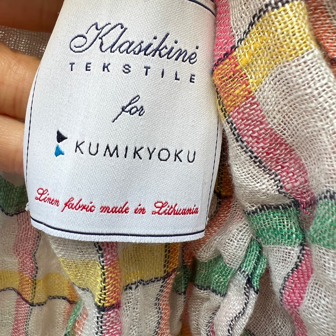 KUMIKYOKU 리투아니아 린넨 스톨 상품이미지4