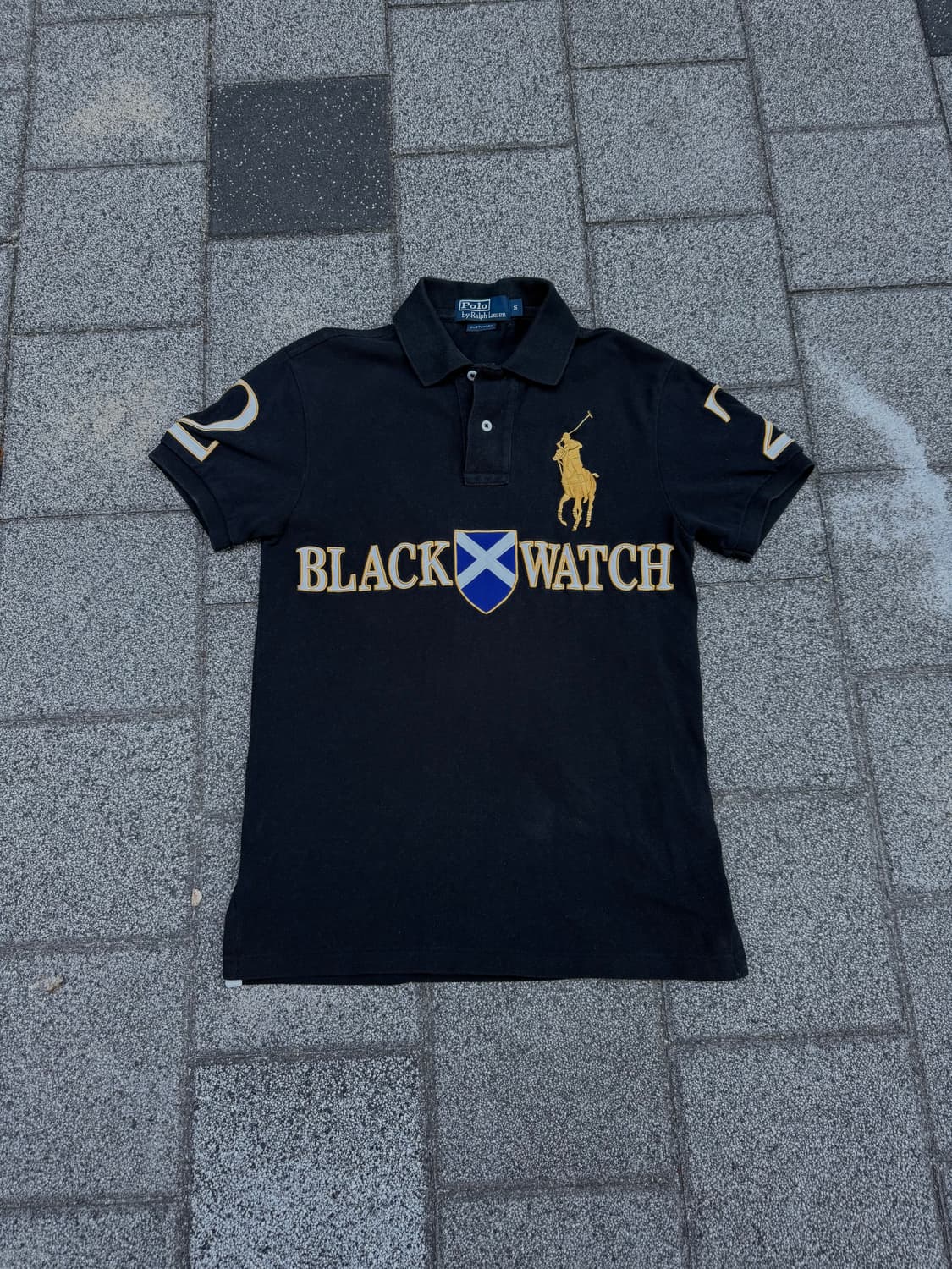 폴로 블랙와치 반팔 카라티 블랙 S 상품이미지1