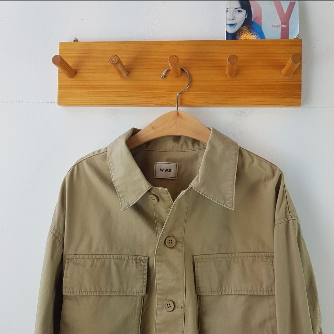 밀리터리 퍼티그 숏 자켓 상품이미지4