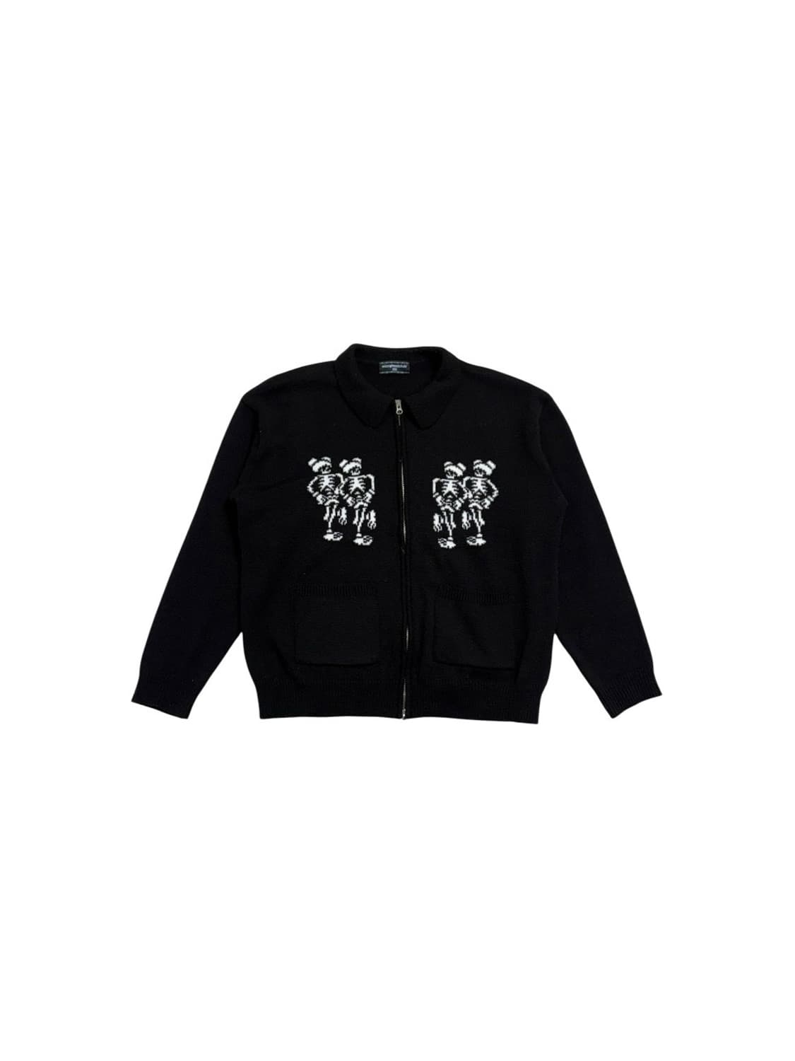 나이스고스트클럽 니트 집업 상품이미지1