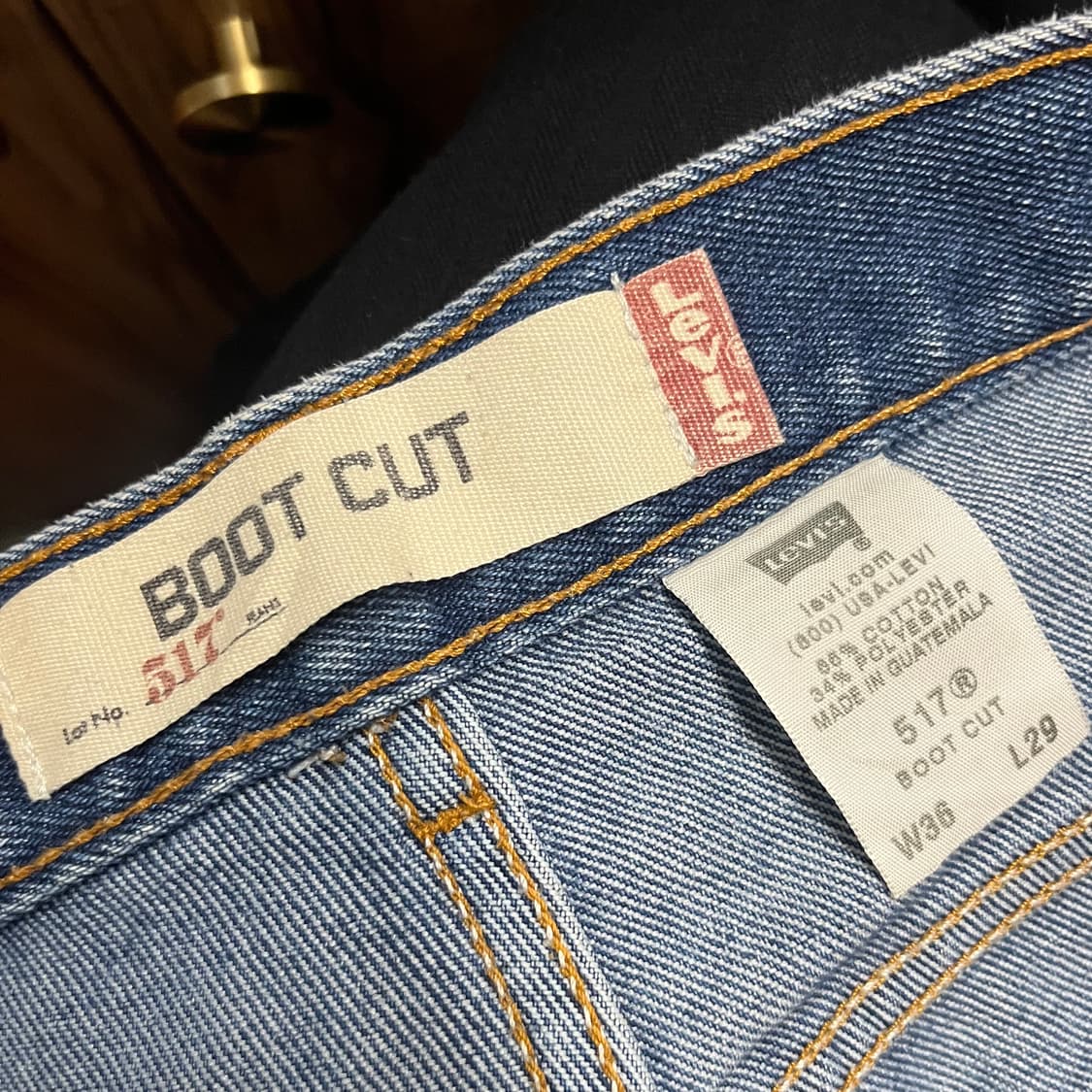00s Levis517 데님 부츠컷 (32-33“) 상품이미지6