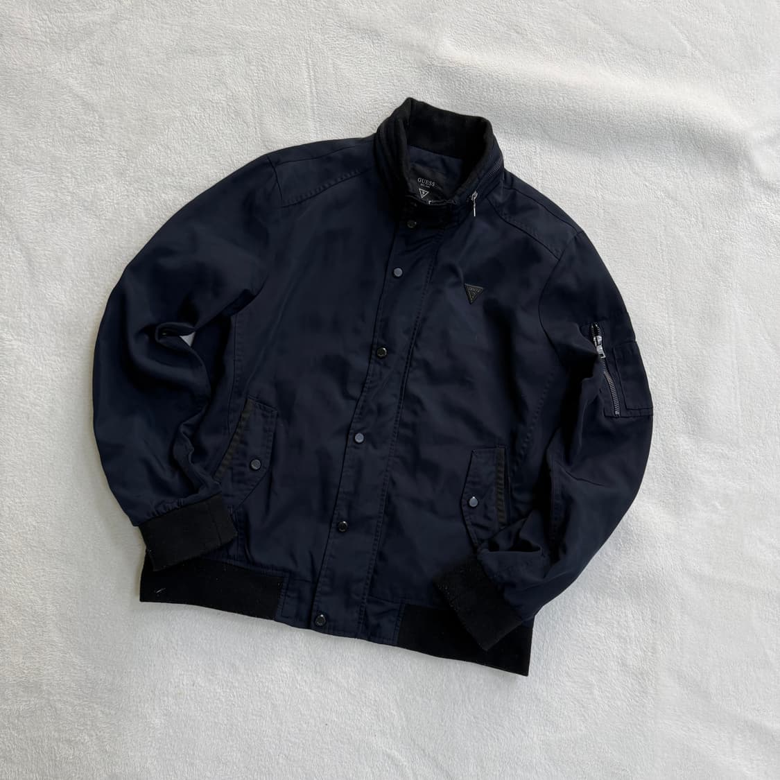 XL 게스 블루종 봄버 자켓 0413T 상품이미지1
