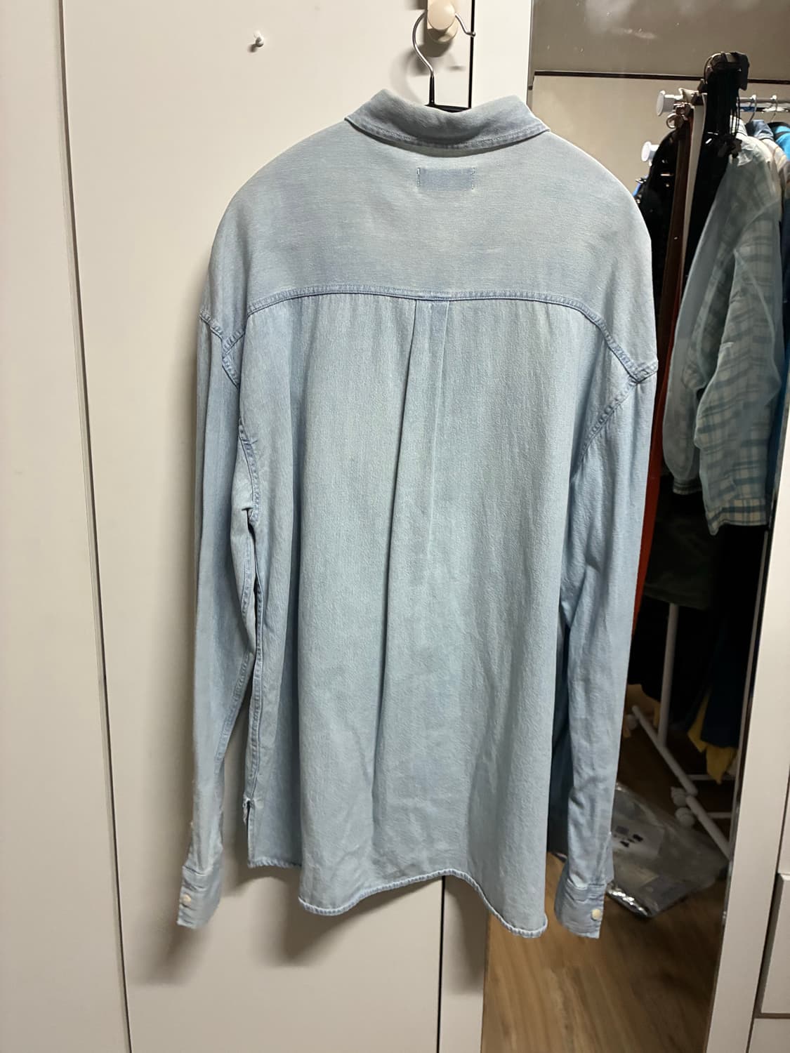 하늘색 셔츠 L/100 상품이미지5