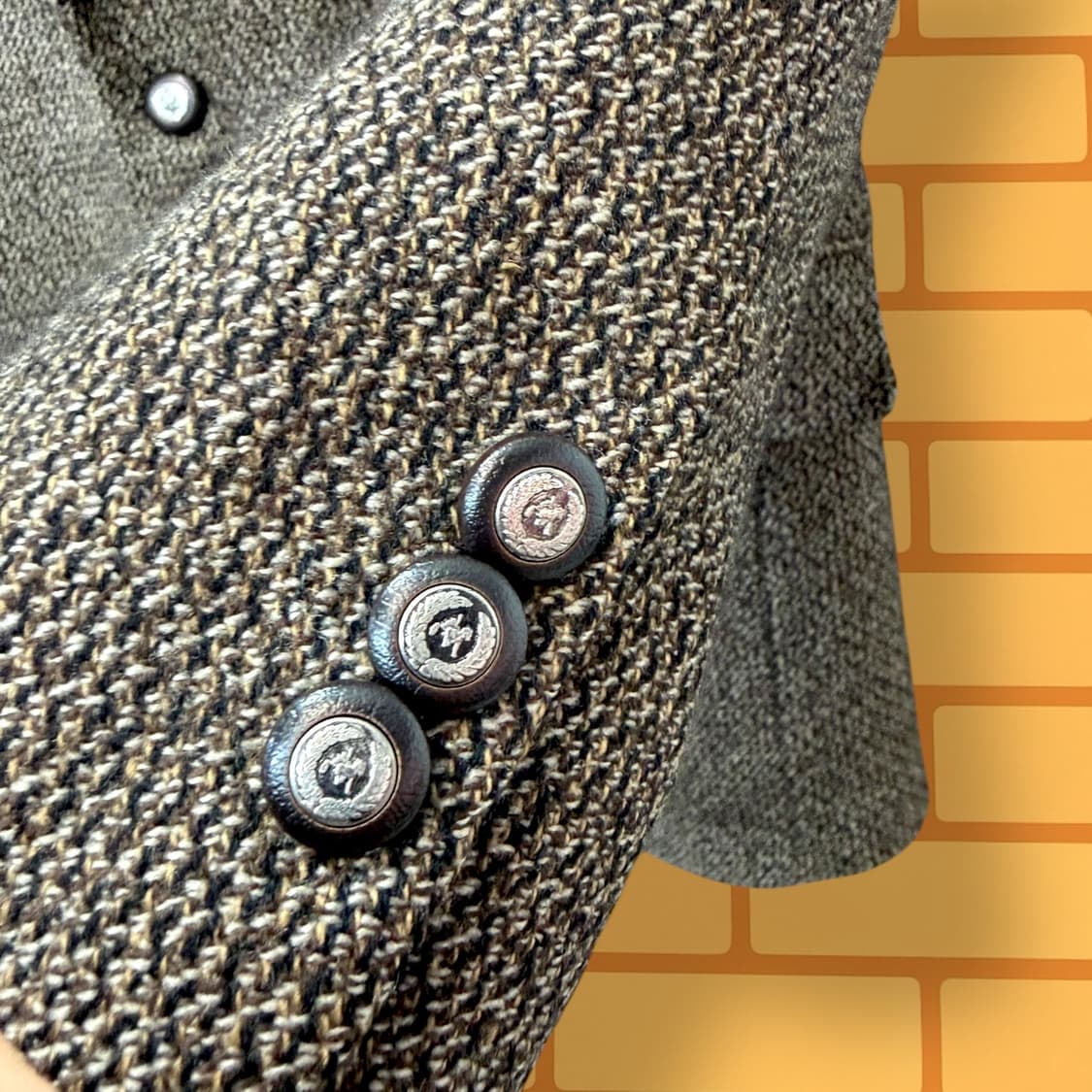 갤럭시 엔틱 버튼 블레이저 자켓 (L) 상품이미지4